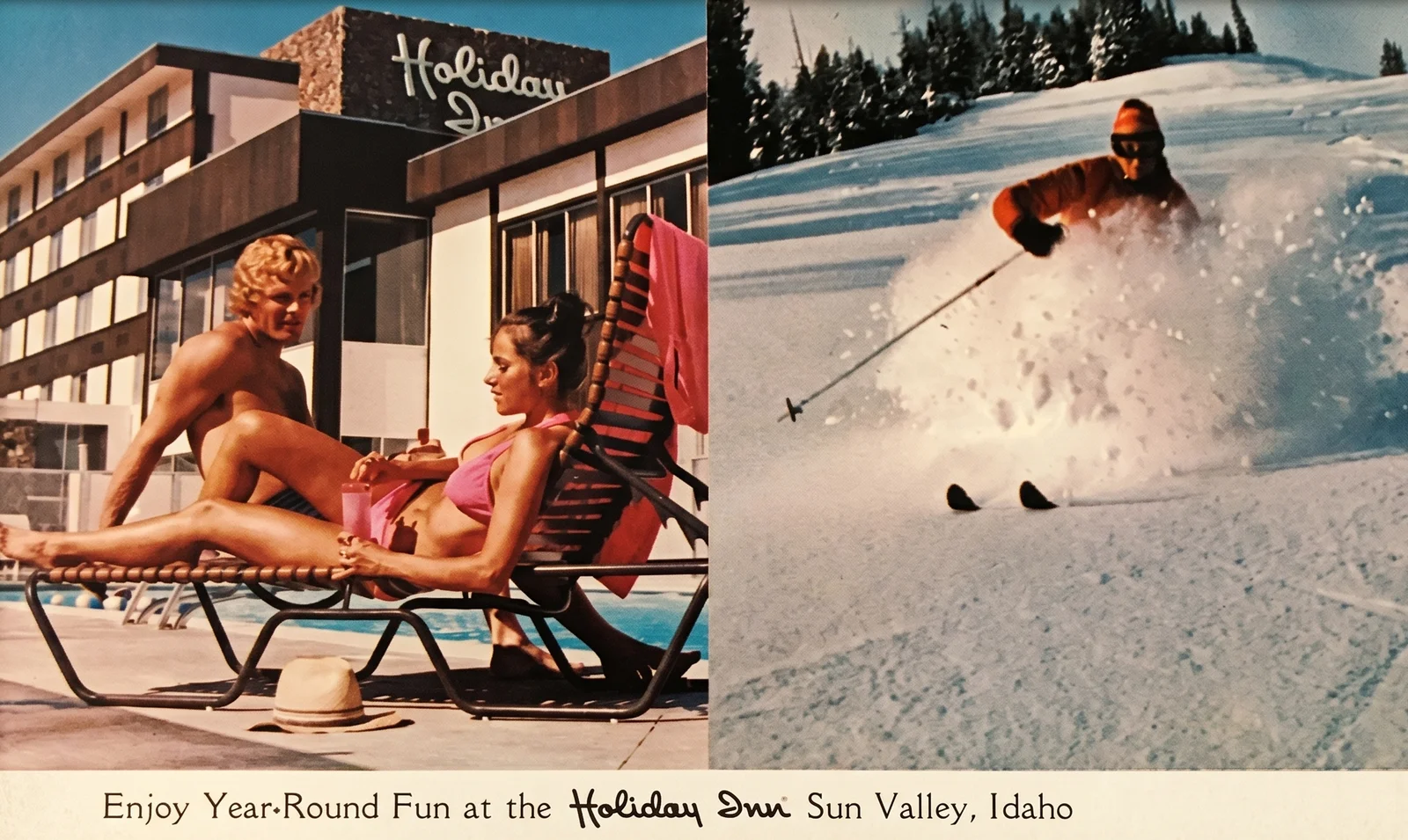 The Holiday Inn in the 1970s, on the site that became the Alpenrose and is now Timbers and the pro shop